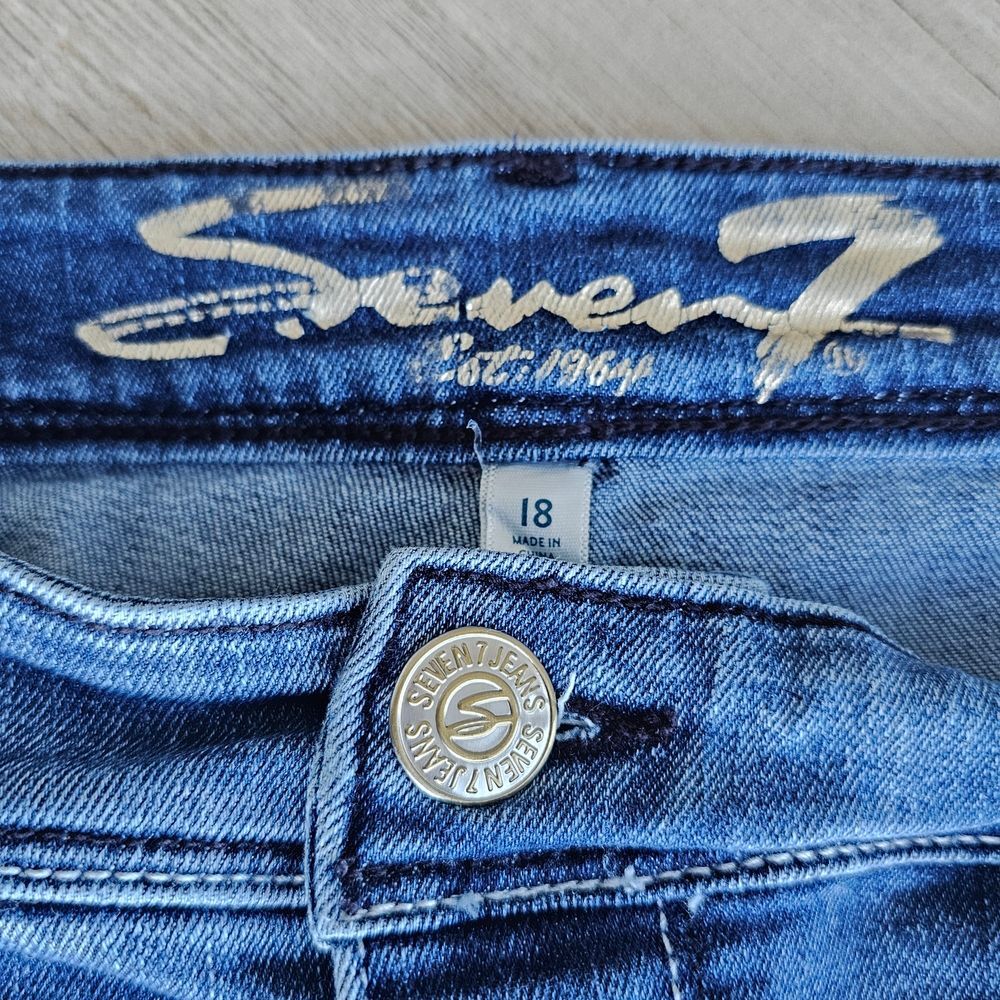 Seven7 Women's Denim Skinny Jeans Size 18 Non Distressed - Picture 6 of 8